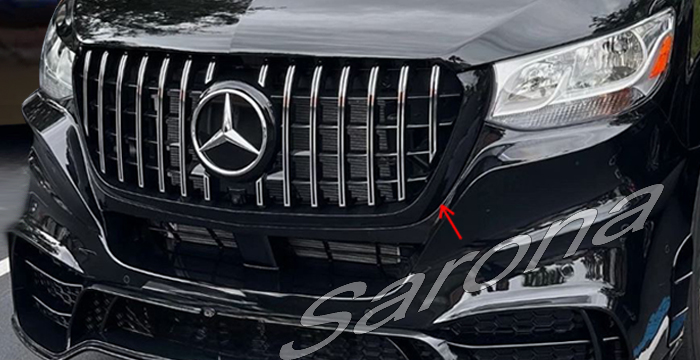 Custom Mercedes Sprinter  All Styles Grill (2019 - 2025) - $370.00 (Part #MB-077-GR)